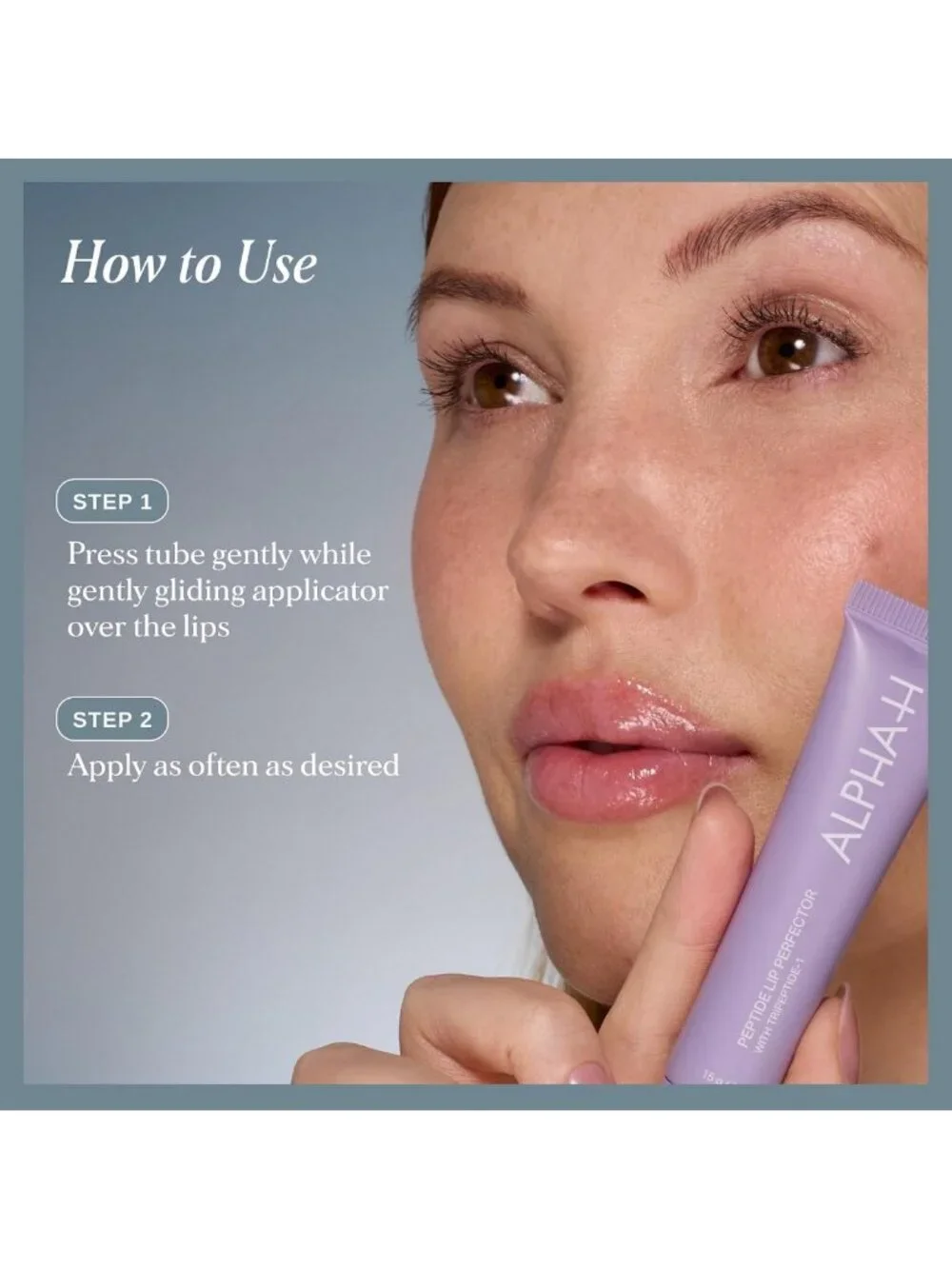 Hydrating Peppermint Lip Balm - Peptide-Infused Moisturizing Treatment (15g)